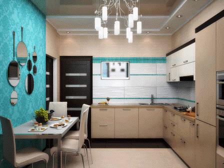 Современные обои для кухни фото светлых обоев