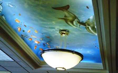  фотообои на потолок для разных комнат,