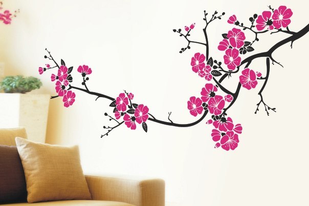 Виниловые наклейки на стену